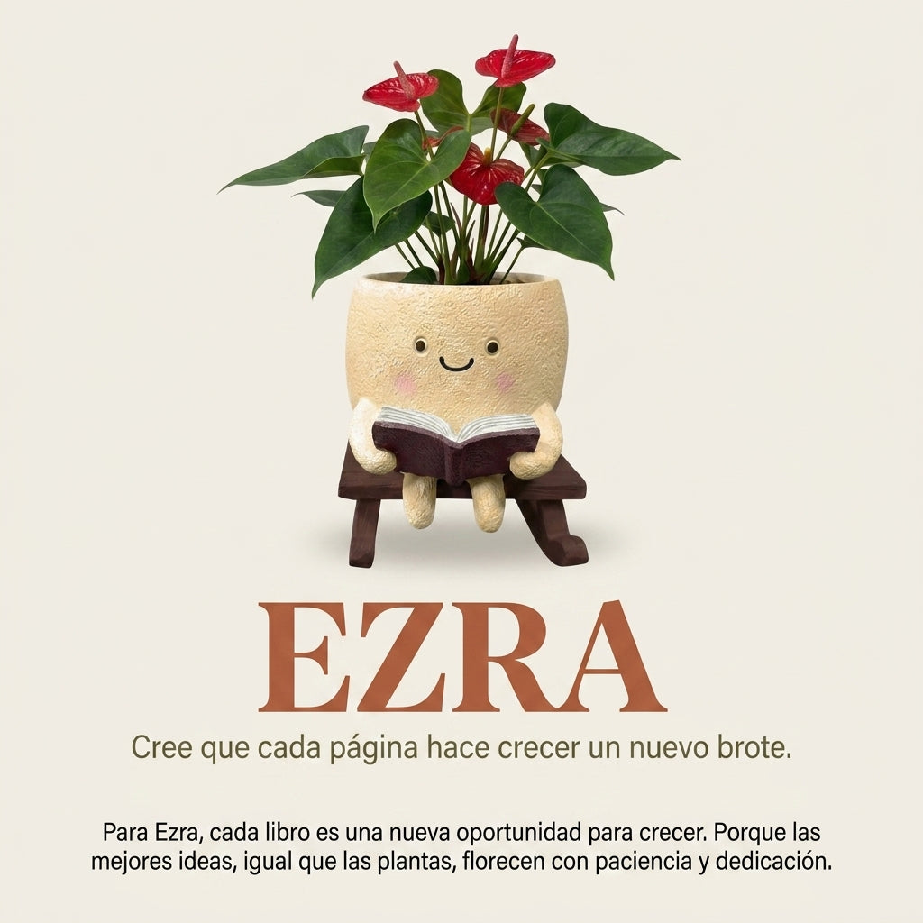 Ezra 🌿 | Cree que cada página hace crecer un nuevo brote.