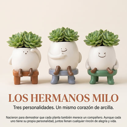 Los Hermanos Milo 🌿| Tres personalidades. Un mismo corazón de arcilla.